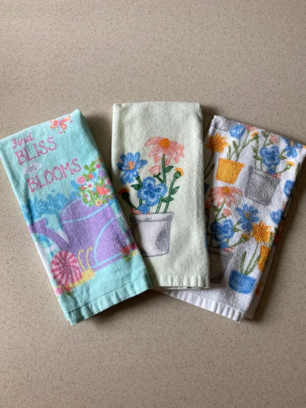 Kitchen/Bath Towels Bundle 7 Pc. -Spring/Easter Theme